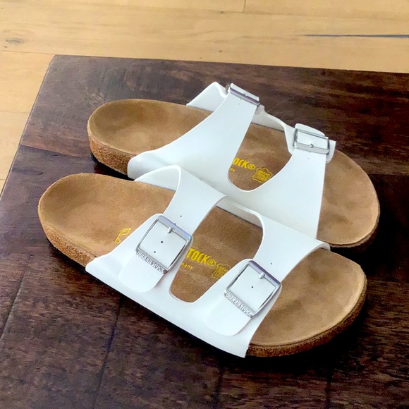 white birkenstocks size 39